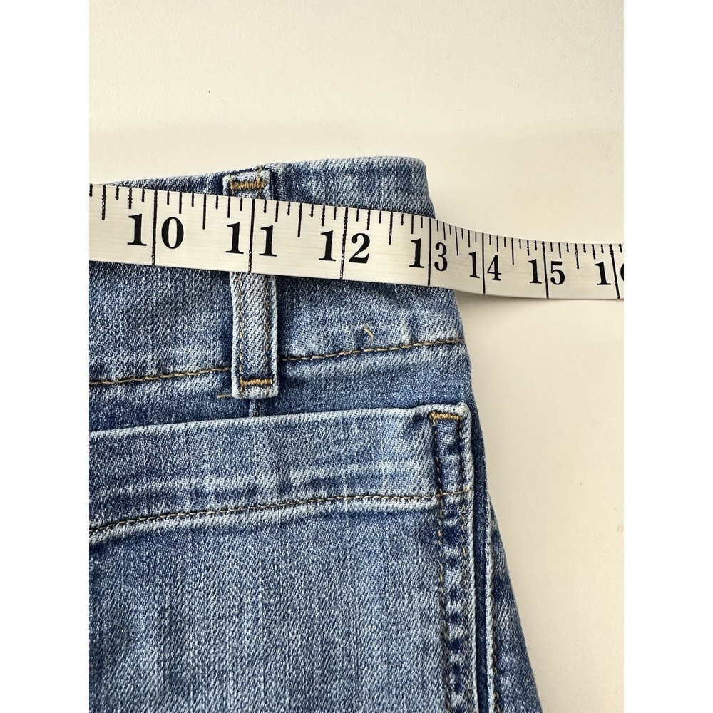 Maeve Anthropologie Denim The Colette Wide Leg Jeans Women's Size 25 P Blue Wash - Picture 7 of 8